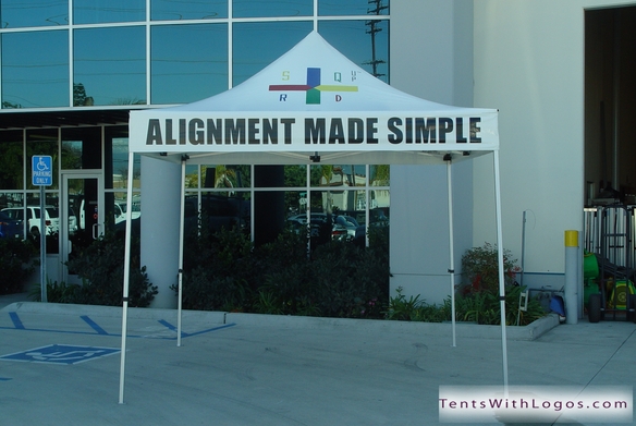 10 x 10 Pop Up Tent - Aligment Made Simple